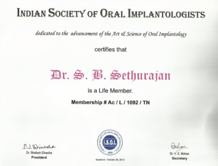 Member certificate